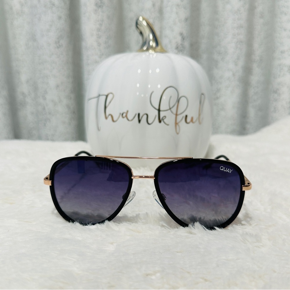 Quay All In Mini Sunglasses In Tort Brown 🕶
